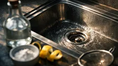 Keukengootsteen ontstoppen met zuiveringszout en azijn: zo doe je dat stap voor stap