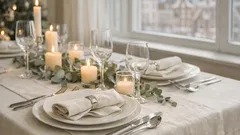 Parelwit als trendkleur: zo style je een frisse nieuwjaarstafel voor Oud & Nieuw 2026
