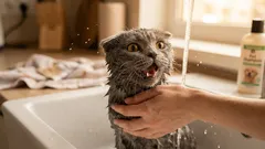 Wat een kat voelt tijdens het wassen: zo win je je kat terug na een bad