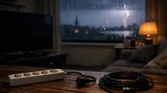 Onweer op komst: zo bescherm je je tv en andere apparaten tegen overspanning