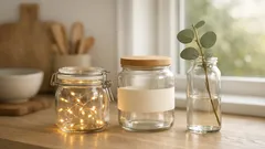 Geef glazen potten een tweede leven: 4 moderne upcycling ideeën voor je interieur